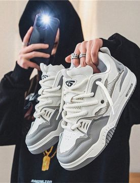 Zapatillas casuales de moda para hombres, nuevos zapatos deportivos de verano con suela gruesa y transpirables, versátiles y cómodos zapatos de plat