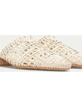Zuecos planos de mujer con diseño en cordela - Hispanitas - FashionsVida