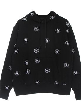 Felpa Leggera Cappuccio Uomo Pexe Polka Hood Black