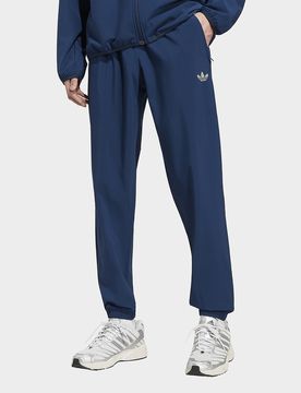 Mens PANTALONI DA ALLENAMENTO TECH TREFOIL ESSENTIALS - Blu, blu blu Uomo taglia XS