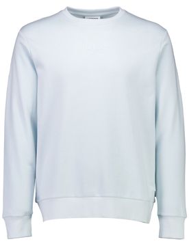 Logo chest print o-neck sweat male