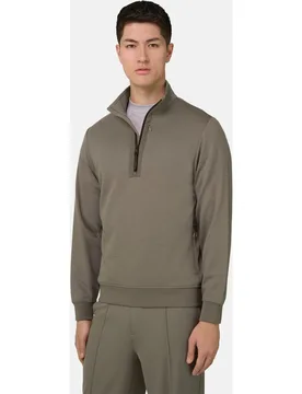 Sudadera wooltech con cuello alto - Boggi Milano - FashionsVida