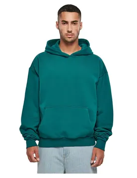 Felpa Con Cappuccio Ultra Heavy Box Green XL