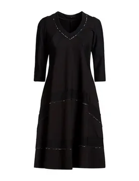 Midi-Kleid Damen Schwarz 32 Damen - High - FashionsVida