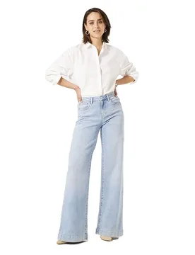 Jeans Celia Wide Leg Light Used 25 - Garcia - FashionsVida