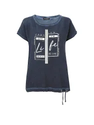 Camiseta azul oscuro 44