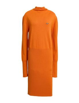 Vestido midi Mujer Naranja L,S Mujer