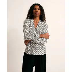 Sfera - Blusa fluida estampada