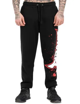 Joggers Splashing Black / Red / Ecru M