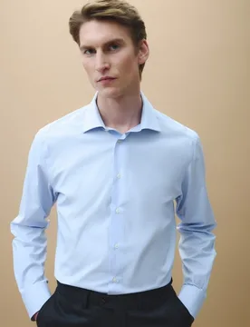 Camisa vestir manga larga de hombre regular fit - Emidio Tucci - FashionsVida