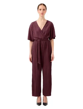 Combinaison à Manches Courtes Olinda Ankle Fig 40 - Yas - FashionsVida