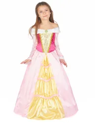 Märchenprinzessinkleid für Mädchen rosa-gold - female