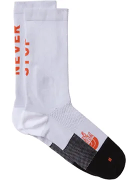 NEVER STOP TRAIL RUN CREW SOCKS Unisex TNF WHITE-ACRYLIC ORANGE M - The North Face - FashionsVida