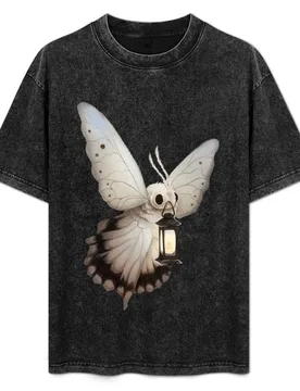 Cute moth holding a lantern T-Shirt Holiday Lightweight T-Shirt - Aliexpress - FashionsVida