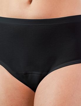Hygiene-Damenslip, leicht/mittel schwarz L