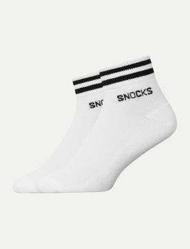 Retro Sneaker Sock - Unisex Weiß 43-46