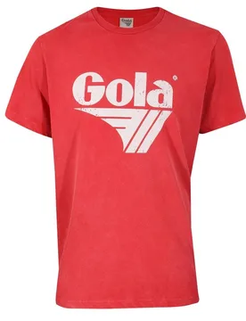 T-Shirt - - Logo Print Washed T-Shirt Red - S bis XXL - für Männer - Größe L - rot - Männer - male - Gola - FashionsVida