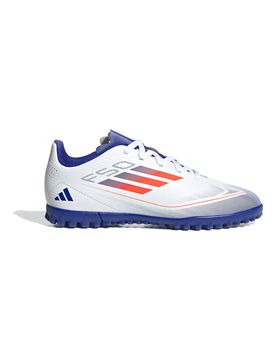 Scarpe da calcetto bianche e blu per terreni sintetici F50 Club TF J 36⅔