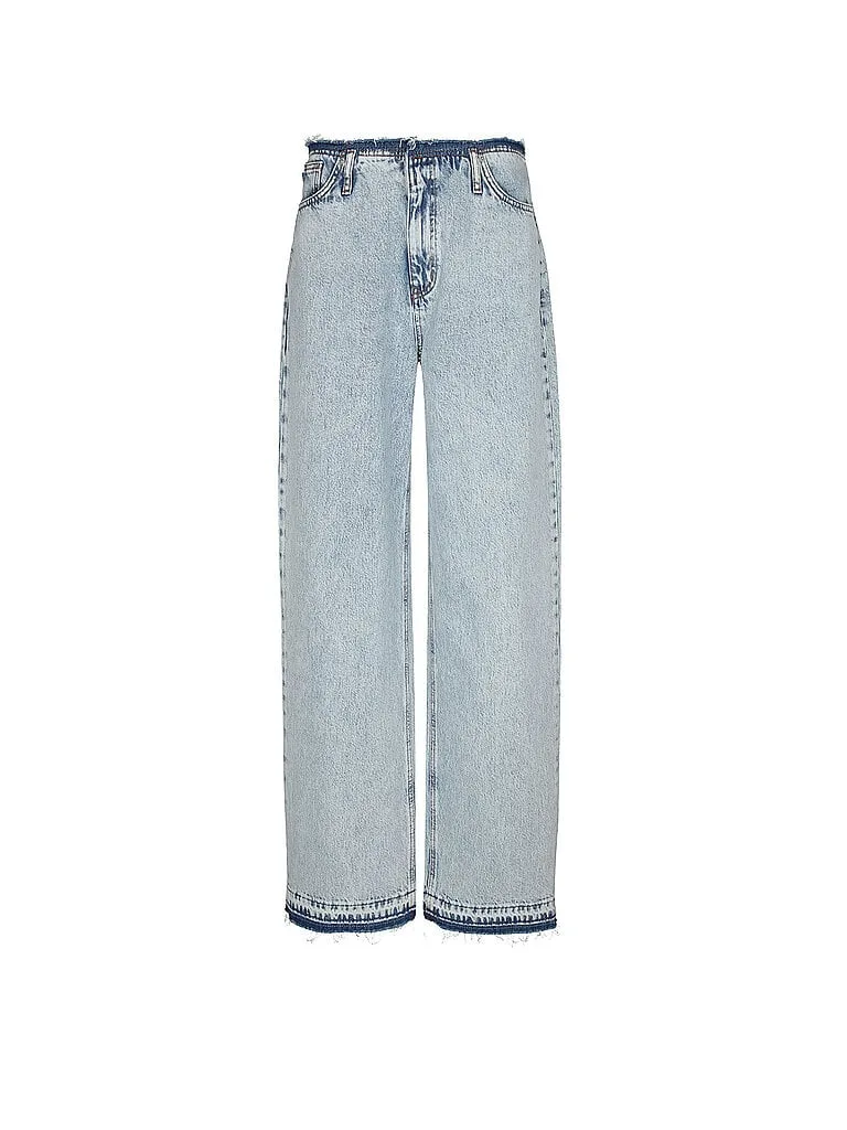HUGO Jeans Wide Leg Leni_7_B hellblau 28/L34 damen - Hugo Boss - FashionsVida