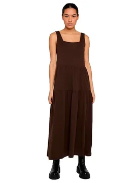 Robe Midi Sans Manches Tb4784 Brown XS - Urban classics - FashionsVida