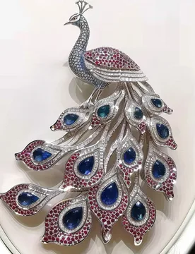 Peacock Brooches For Women Elegant Fashion Jewelry Blue CZ Shinestone Fine Dress Clothes Pins Accessories Anniversary Gift - Aliexpress - FashionsVida