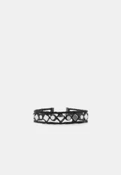 Spiegel-Choker Schwarz OS