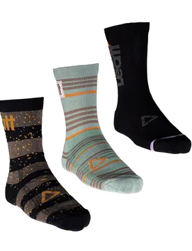 Calzini Crew Mtb 3 Unità Multicolor - Leatt - FashionsVida