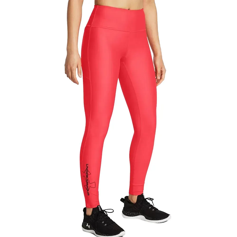 Leggings Tech Branded Racer Red / Black / Cardinal S - Under armour - FashionsVida