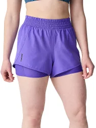 Short de course 2en1 Dashs violet XS