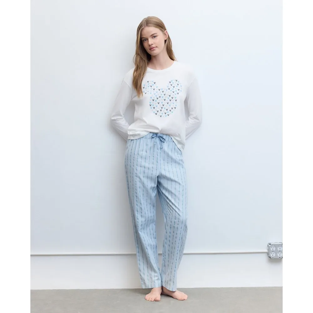 Pantalón de pijama de mujer rayas y textura - Easy Wear - FashionsVida