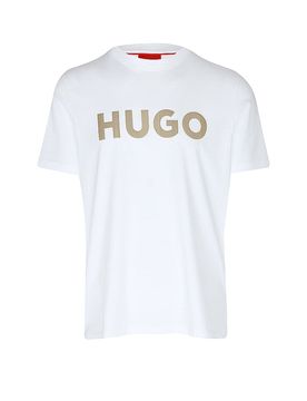 HUGO T-Shirt DULIVIO weiss L herren