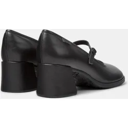 Mocasines con tacón de mujer de piel kora
