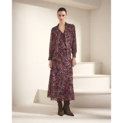 Falda animal print con lurex
