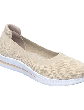 Stretch-Ballerina "Federleicht" beige 40 Damen - wonderwalk - FashionsVida