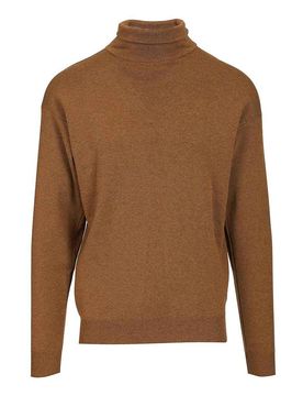 Maglione di lana dal collo alto