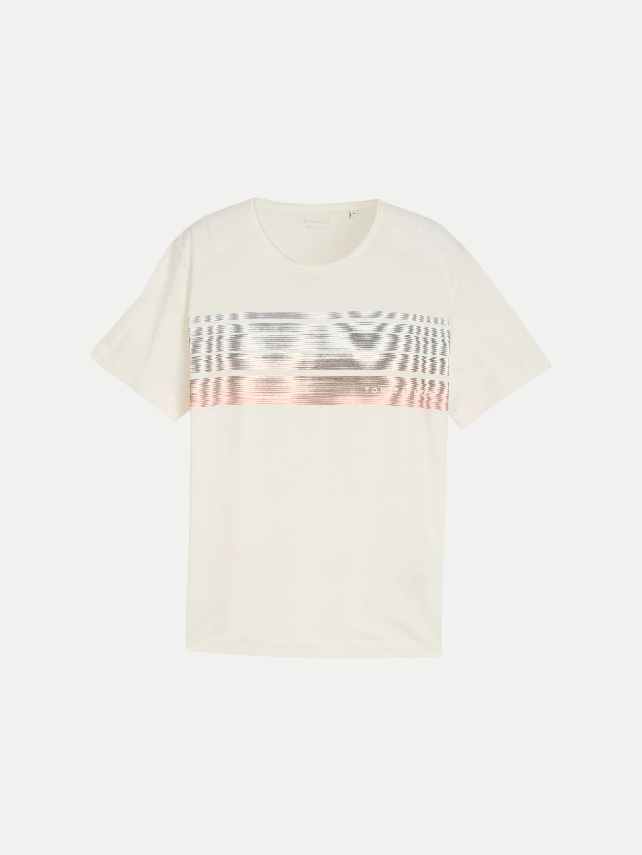 T-Shirt mit Print Weiß M - Tom Tailor Casual - FashionsVida