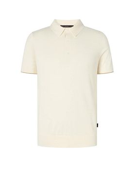 Poloshirt CASHMILO creme M herren