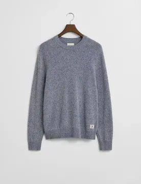 XL WOOL BLEND MOULINE C-NECK male