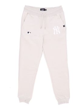 Pantalone Tuta Felpato Uomo Mlb Emb Burnside Track Pant Neyyan Bone