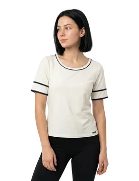 Marita Short Sleeve T-shirt Pearl XS Women - Sea Ranch - FashionsVida