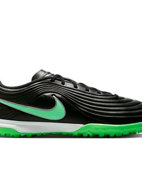 Tiempo maestro academy tf botas de futbol multitaco y terreno duro Negro (47,5)
