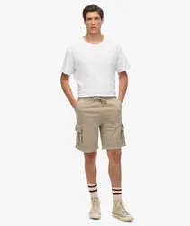 Superdry Herren Cargoshorts mit Kontrastnaht Beige - Größe: Xxl