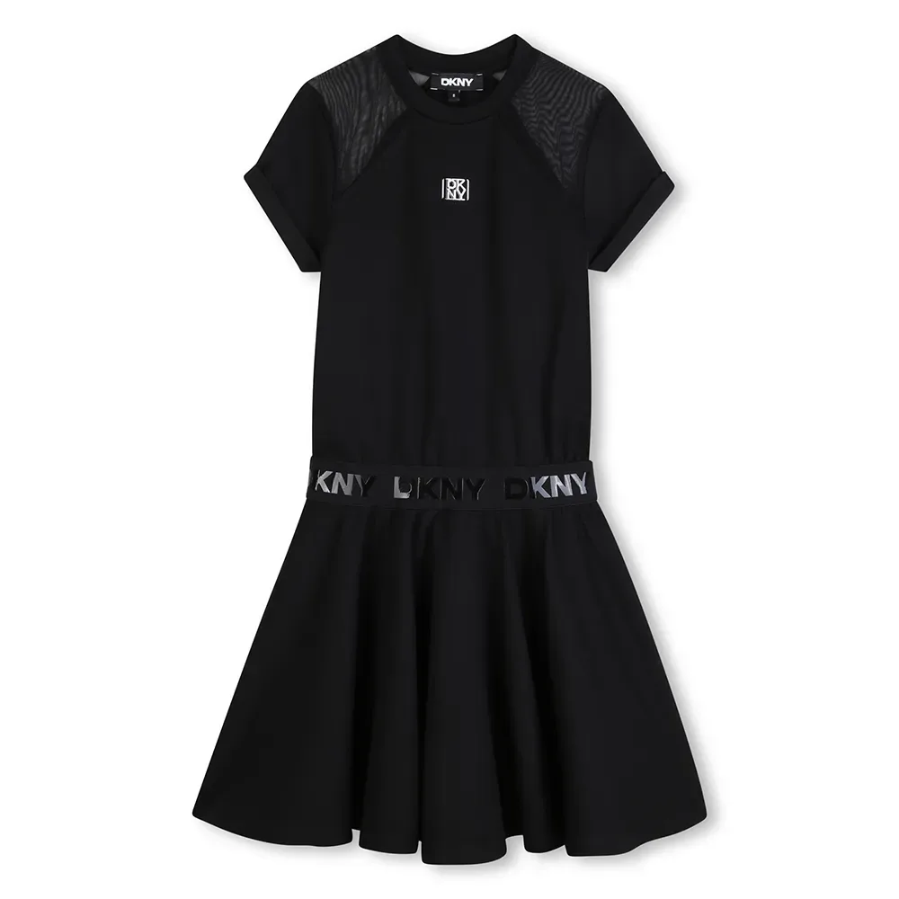 Vestito A Maniche Corte D62627 Black 16 Anni - DKNY - FashionsVida