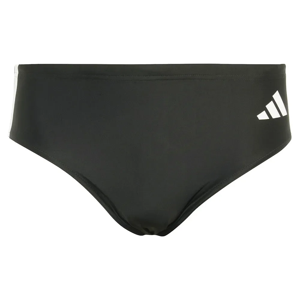 Stripes Swimming Brief Black / White M Men - Adidas - FashionsVida