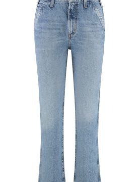 Cooper High-Rise Straight-Leg Jeans