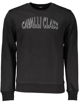 Herren Langarm-Sweatshirt Schwarz QXT65D-CF062_NERO_05051