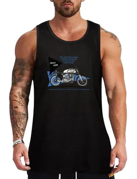 Manx Model 40 Racing Motorcycle Tank Top Sports Performance Tank Top Gym Fitness Sleeveless - Aliexpress - FashionsVida