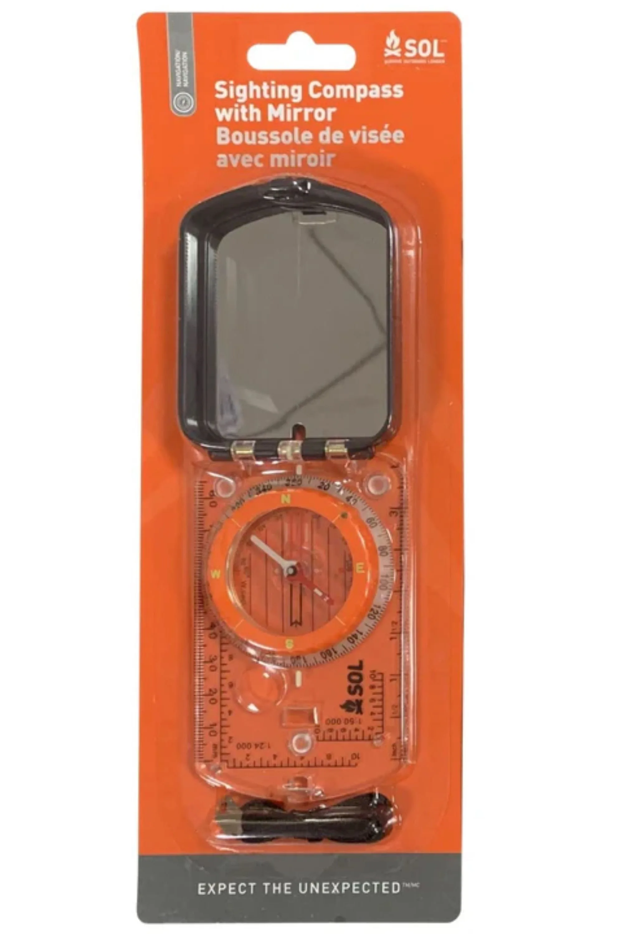 SOL Sighting Compass with Mirror - Sol - FashionsVida