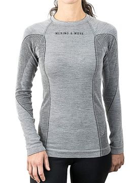 T-shirt de sport à manches longuess gris L
