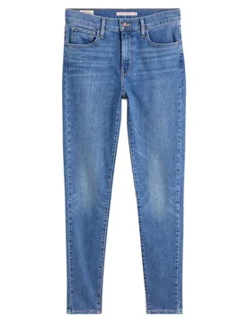 Jean 720™ High Rise Super Skinny Med Indigo / Worn In 26 - Levi´s ® - FashionsVida